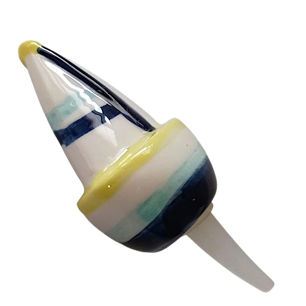 Willow Street Designs Sailboat Charmer Camping Ceramic Tray Decoration Coastal‎